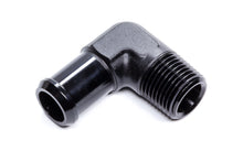 Load image into Gallery viewer, EdelbrockHose End  90-deg 1/2npt to 3/4 Barb  Black