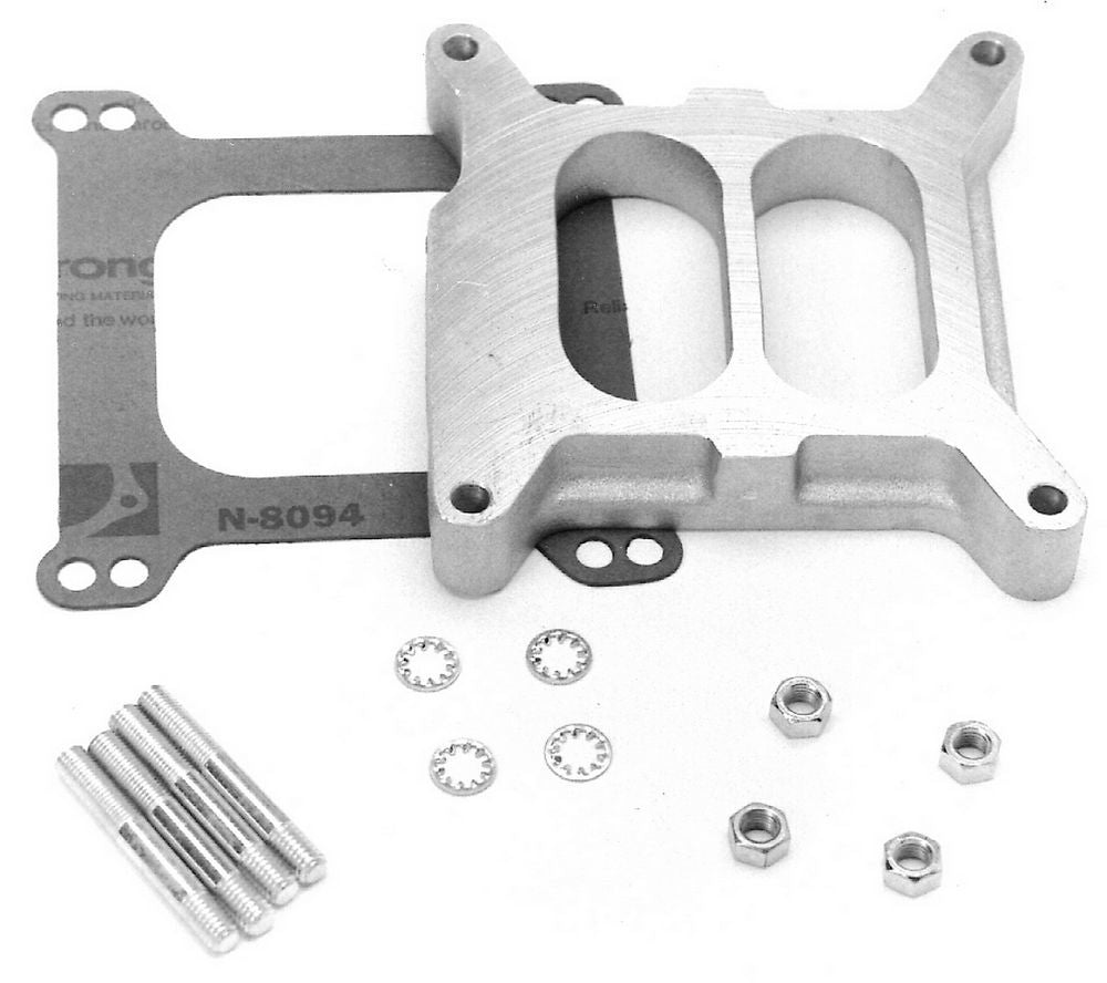 EdelbrockCarburetor Spacer - 1in Divided