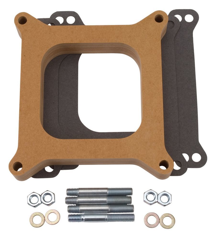 EdelbrockCarburetor Spacer - 1in Thick - Wood