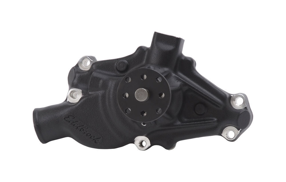 EdelbrockSBC Water Pump - Short Black