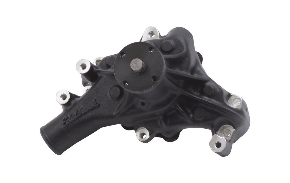 EdelbrockSBC Water Pump - Long Black