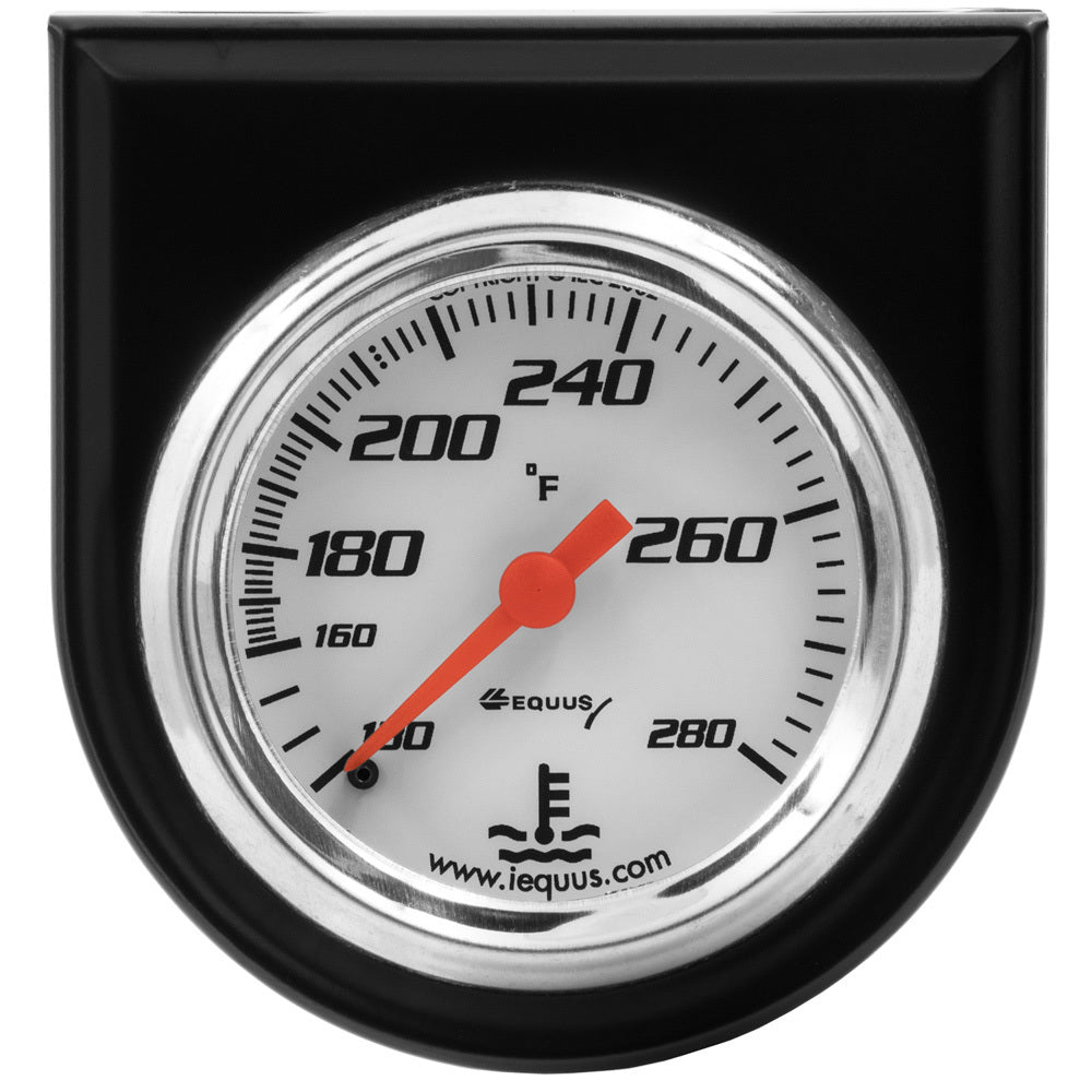 Equus2.0 Dia Water Temp Gauge w/Black Panel