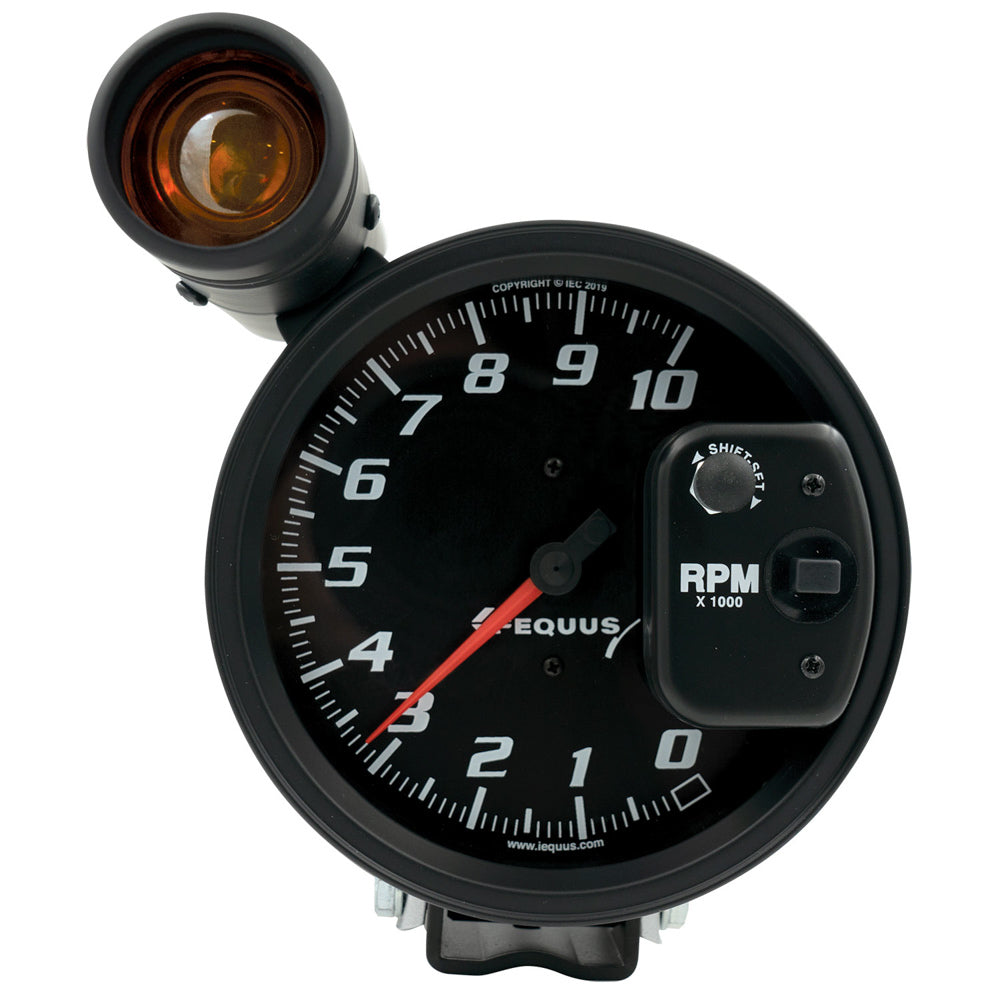 Equus5in Dia Tachometer 10K RPM w/Ext Shift-Lite