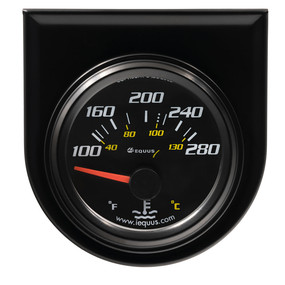 Equus2.0 Dia Water Temp Gauge Black  100-280