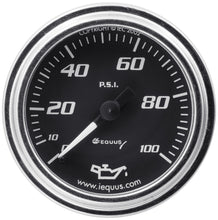 Load image into Gallery viewer, Equus2.0 Dia Oil Pressure Gauge Chrome  0-100psi