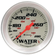 Load image into Gallery viewer, Equus2.0 Dia Water Temp Gauge Silver  130-280