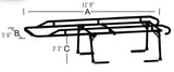 1500 Pound Capacity Multi-Fit Powder Coated Black Steel