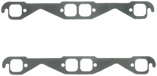 FEL-PROSB Chevy Exhaust Gaskets SQUARE PORTS STOCK SIZE