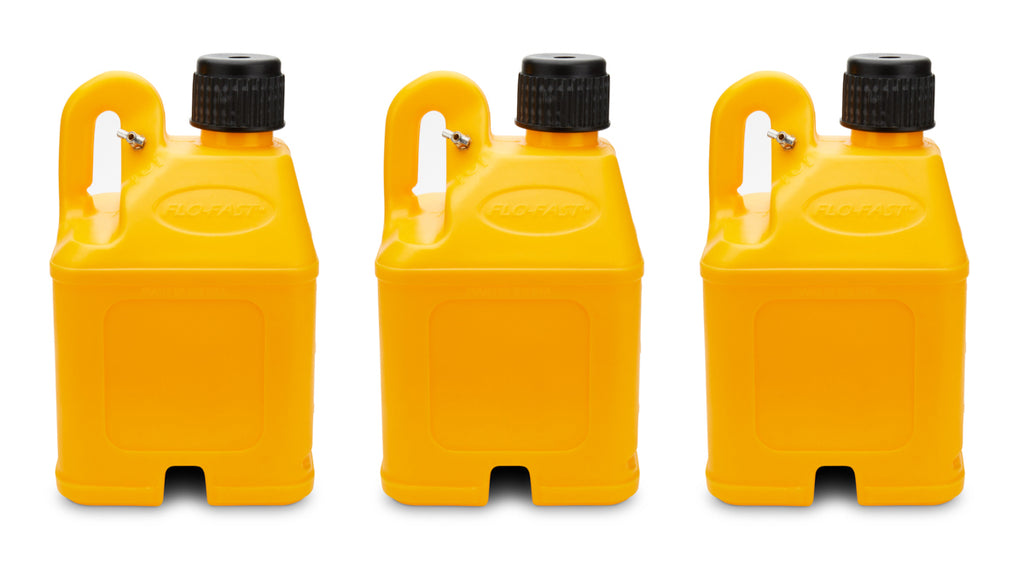 Flo-FastUtility Container Yellow (Case of 3) Stackable