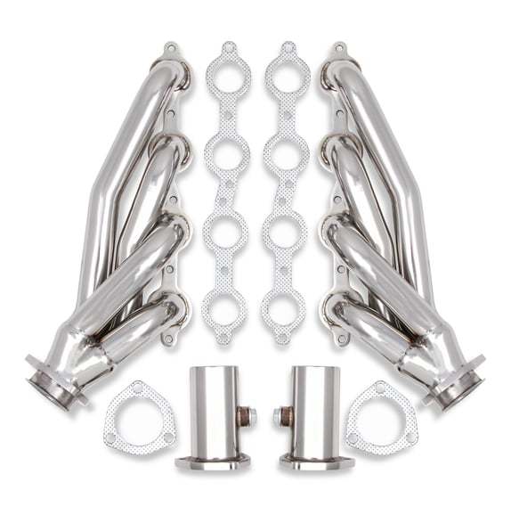 FlowTechExhaust Header Set LS Swap Polished 304 SS