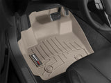 FloorLiner™ DigitalFit®; Tan; Front; w/o 4-Wheel Drive Floor Shifter;