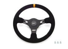 Load image into Gallery viewer, Grant13in Yellow Stripe Race Steering Wheel Suede