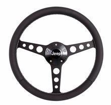 Load image into Gallery viewer, GrantClassic Series Blk Wheel Jeep Logo/Install Kit