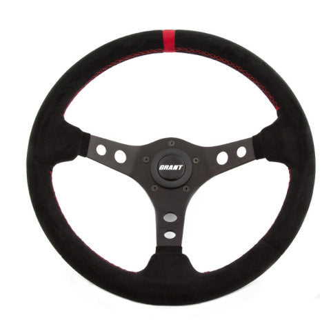 GrantSuede Racing Steering Wheel w/Center Marker