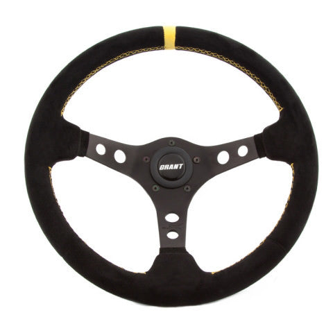 GrantSuede Racing Steering Wheel w/Center Marker