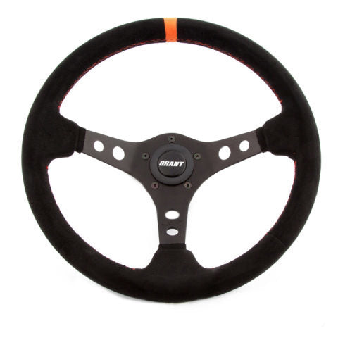 GrantSuede Racing Steering Wheel w/Center Marker