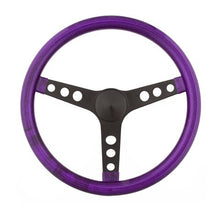 Load image into Gallery viewer, GrantSteering Wheel Mtl Flake Purple/Spoke Blk 13.5