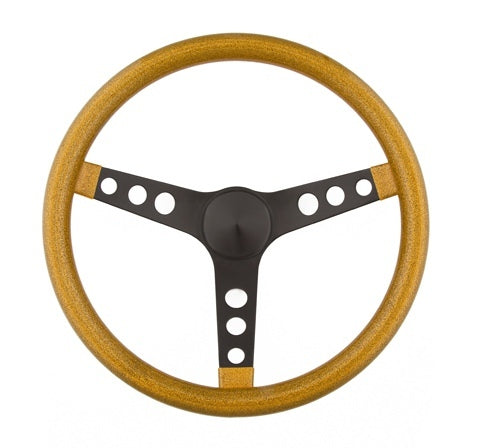 GrantSteering Wheel Mtl Flake Gold/Spoke Blk 13.5