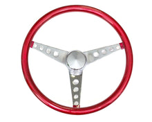 Load image into Gallery viewer, GrantSteering Wheel Mtl Flake Red/Spoke Chrm 15