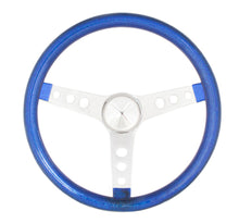 Load image into Gallery viewer, GrantSteering Wheel Mtl Flake Blue/Spoke Chrm 15