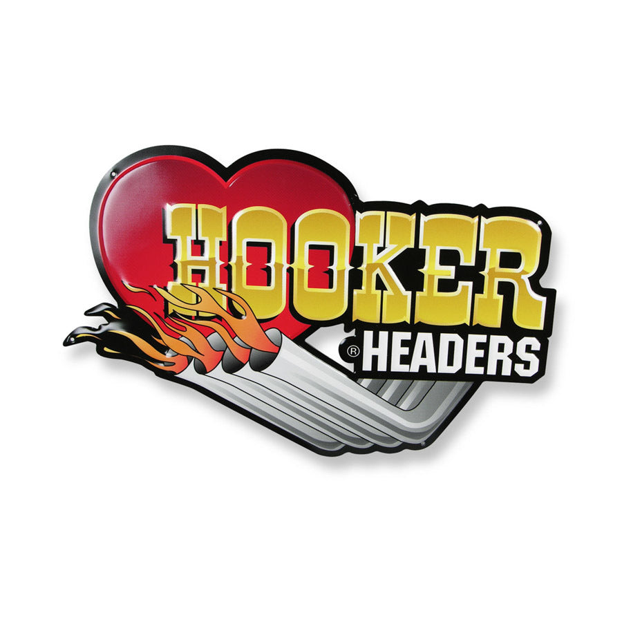 HookerHooker Metal Embossed Sign