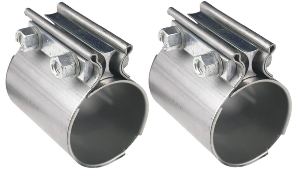 HookerExhaust Coupler Clamps 2-1/2 SS 2pk