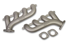 Load image into Gallery viewer, HookerGM LS Cast Iron Exhaust Manifolds Ti- Finish