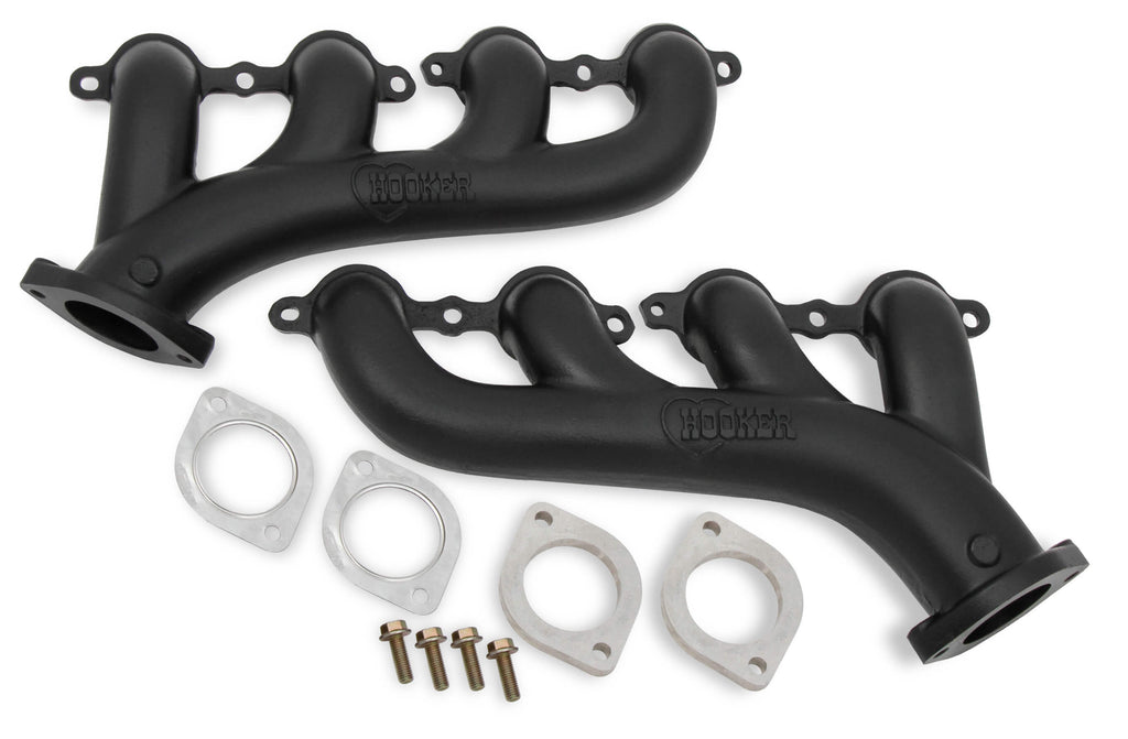 HookerGM LS Cast Iron Exhaust Manifolds w/2.5in Outlet