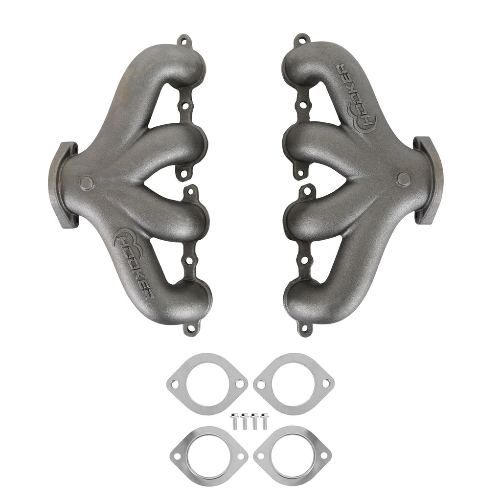 HookerExhaust Manifold Set GM LS - Center Dump