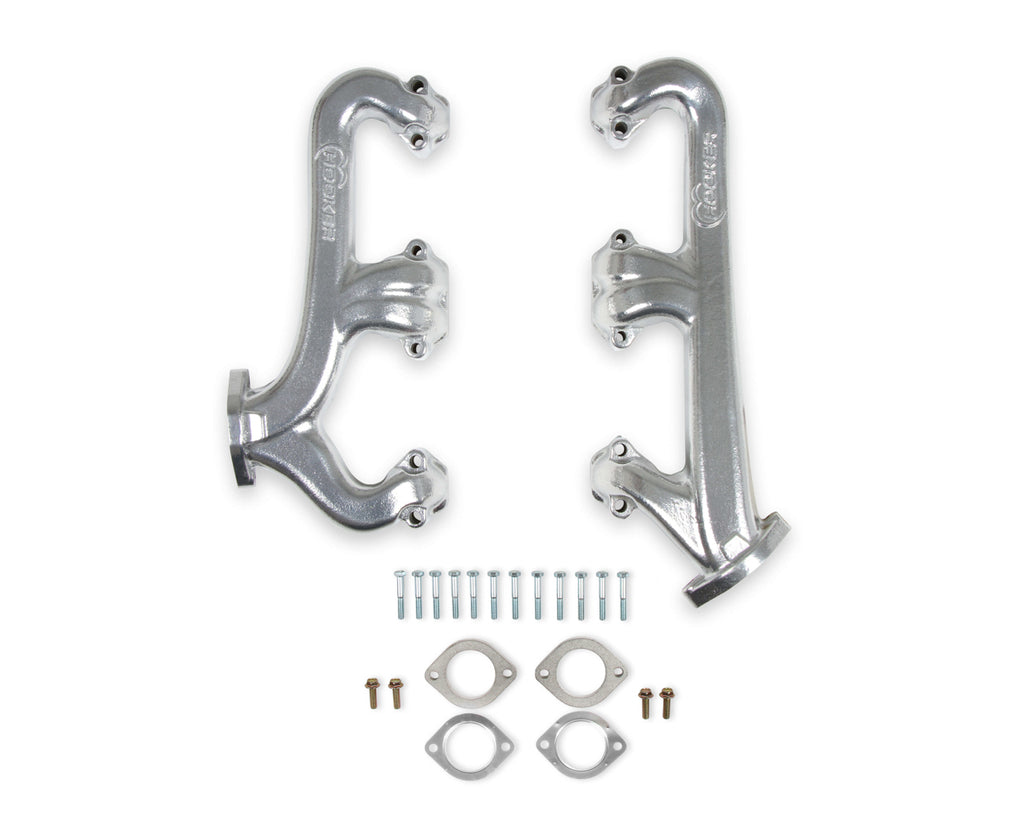 HookerExhaust Manifold Set Cast Iron - SBC 2.5 Dia