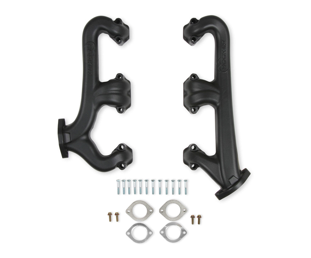 HookerExhaust Manifold Set Cast Iron - SBC 2.5 Dia