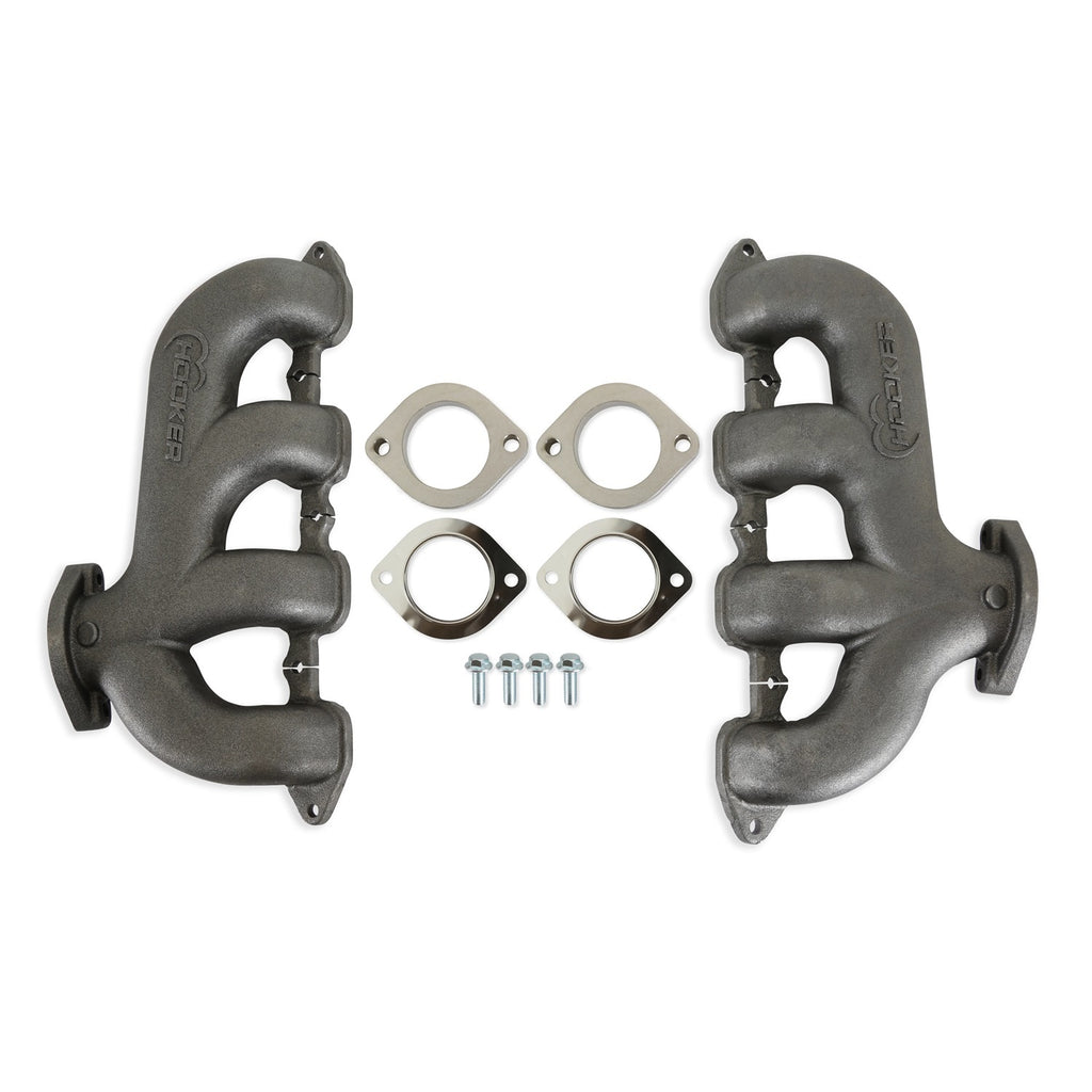 HookerExhaust Manifold Set GM LT Swap Rear Dump