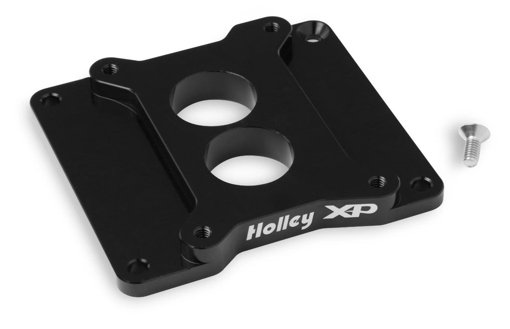 Holley2BBL XP Carb Adapter - Black