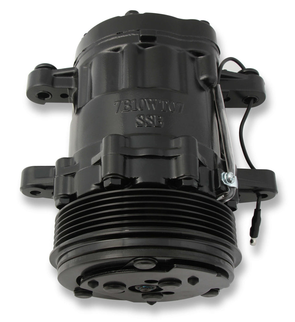 HolleyAC Compressor Sanden SD7 R-134A Black