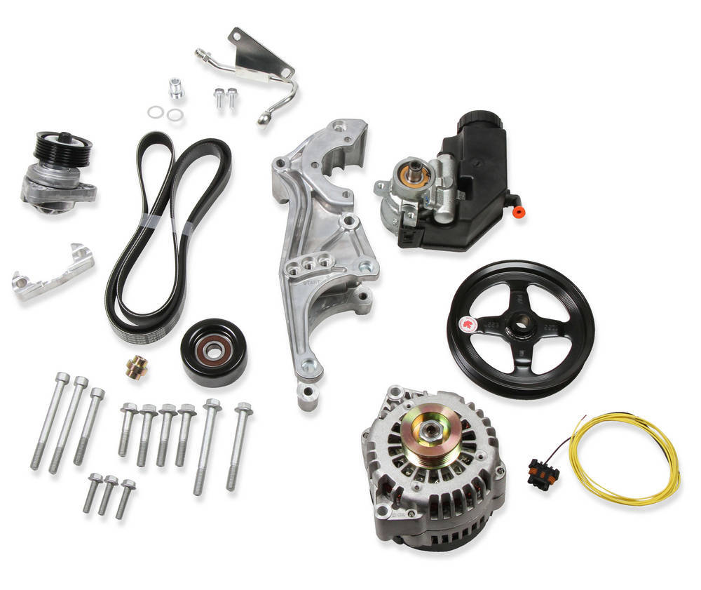 HolleyLow LS Drive System Kit LH w/Alt/PS wo/A/C