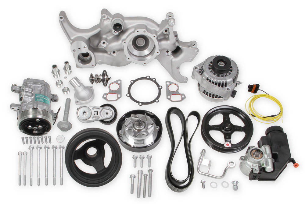 HolleyLS Mid-Mount Complete Engine Accessory System