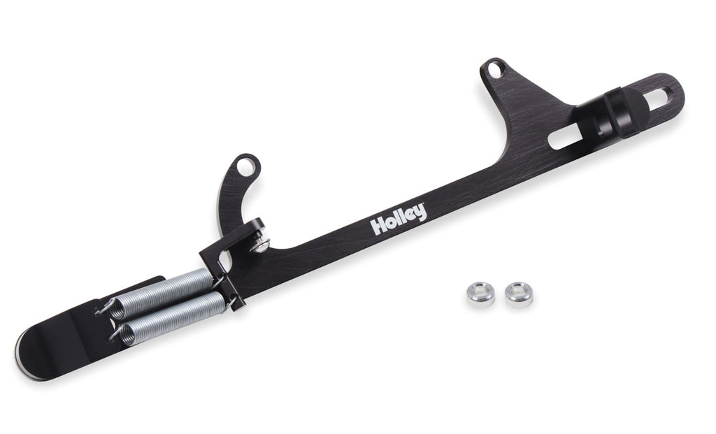 HolleyBillet Throttle Bracket Billet Aluminum Black