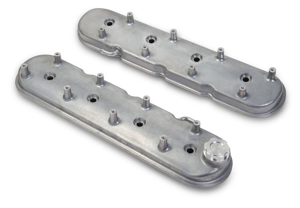 HolleyGM LS1 Valve Cover Set Natural Cast Finish