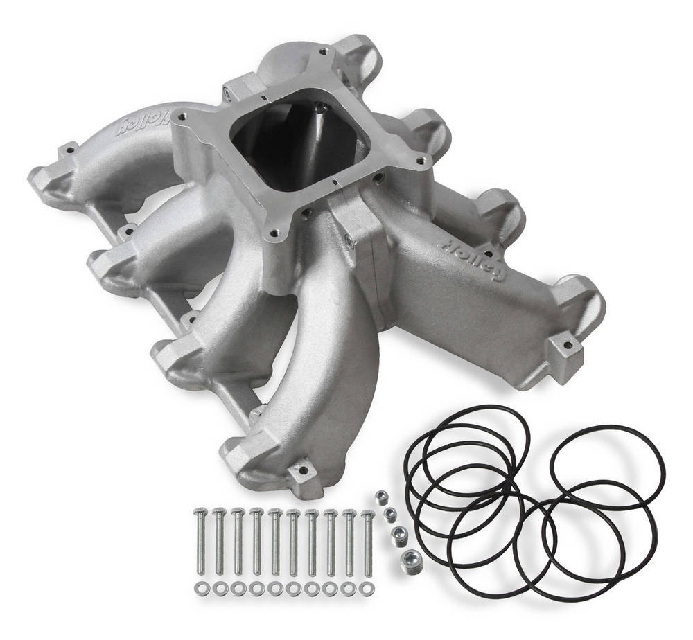 HolleyGM LS Intake Manifold Split Design LS1/LS2/LS6