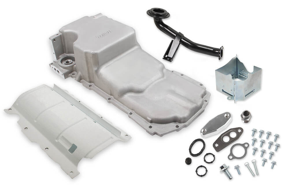 HolleyGM Gen V LT Oil Pan Swap Kit Drag Race