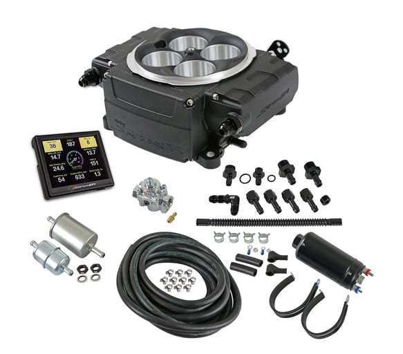 HolleySniper 2 EFI Master Kit Black wo/PDM