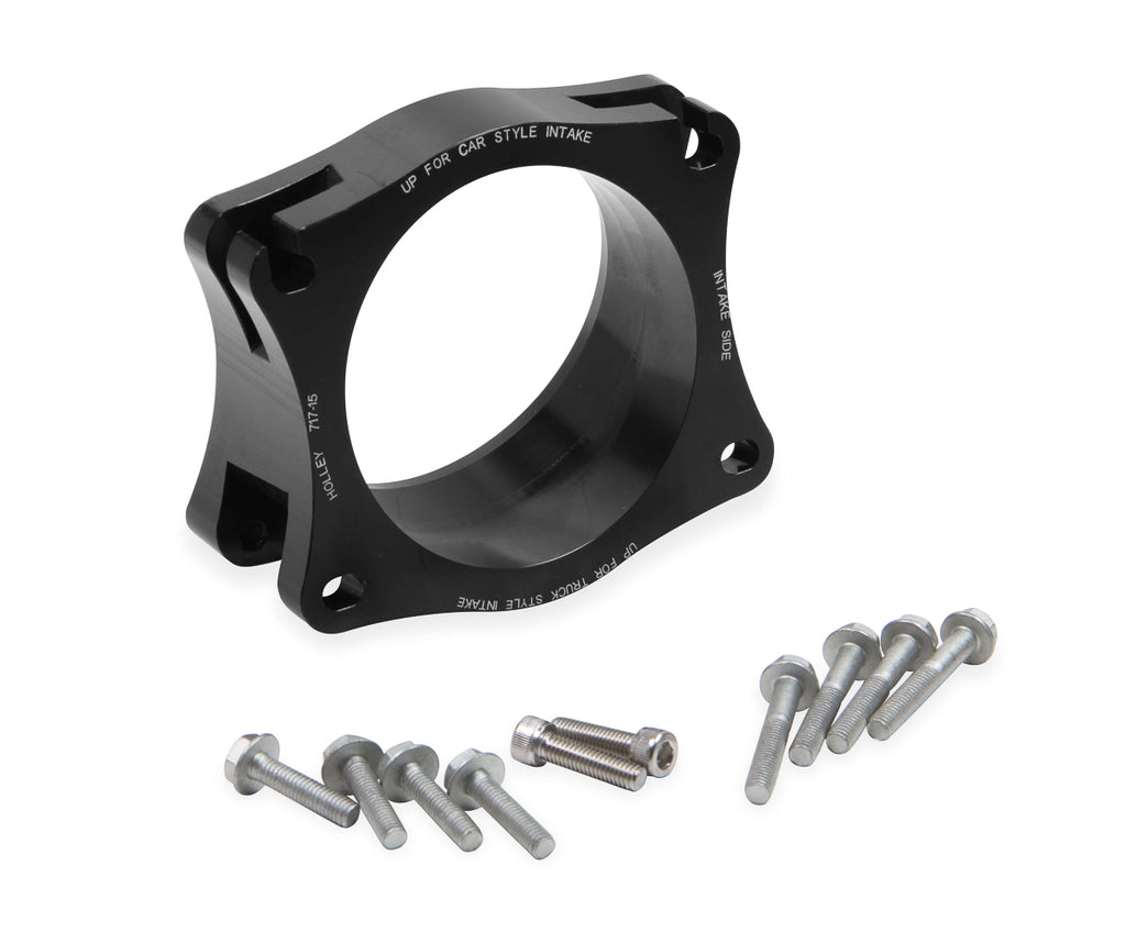 HolleyThrottle Body Angle Adapter GM LS/LT Intakes