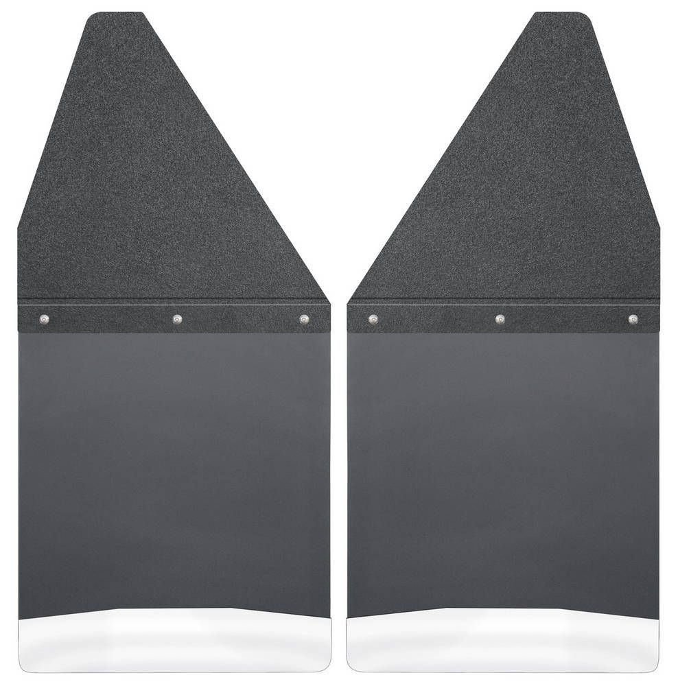 Husky LinersKick Back Mud Flaps 12in Wide Black