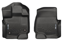 Load image into Gallery viewer, Husky Liners15-   Ford F150 Front Floor Liners Black