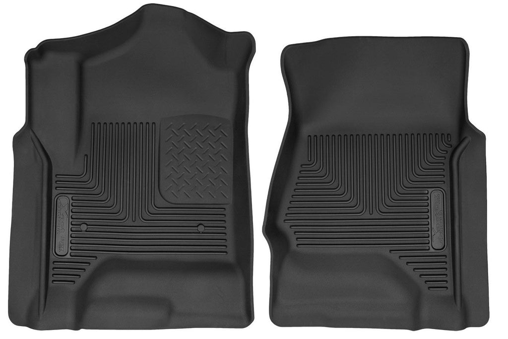 Husky LinersGM X-Act Contour Floor Liners Front Black