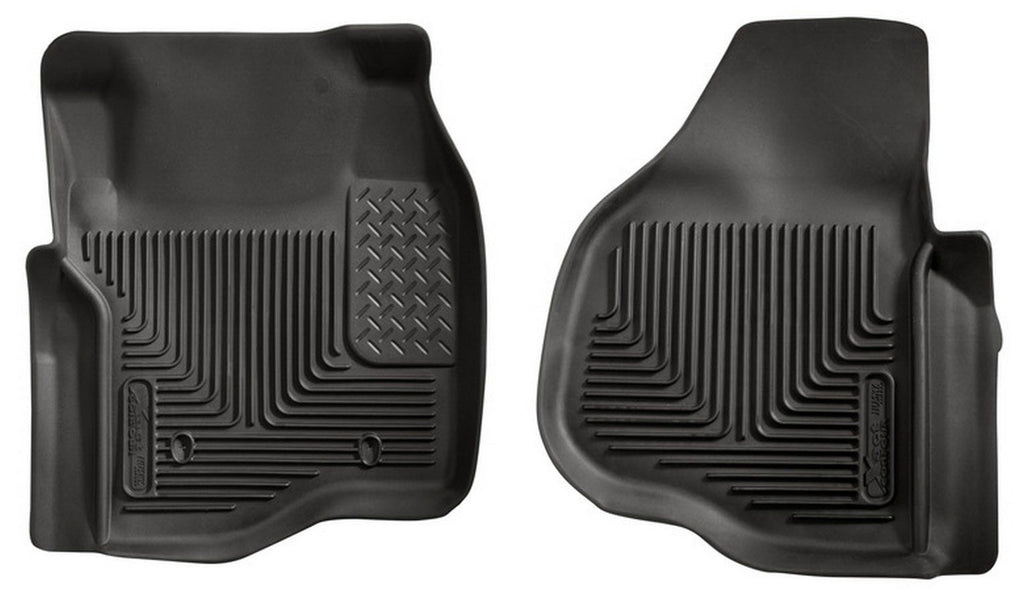 Husky LinersFord X-Act Contour Floor Liners Front Black