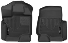 Load image into Gallery viewer, Husky LinersFord X-Act Contour Floor Liners Front Black