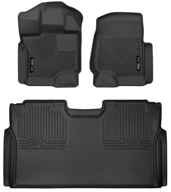 Husky Liners Front & 2nd Seat Floor Liners X-act Contour 53498