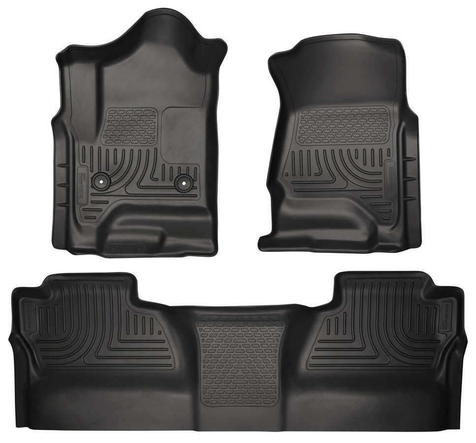 Husky Liners15-   GM 2500HD Crew Cab Floor Liners Black