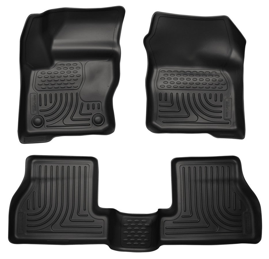 Husky Liners12-  Ford Focus Front/ 2nd Floor Liners Black